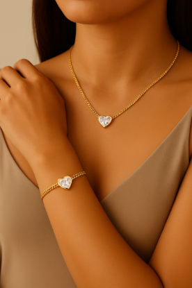 Picture of Valencia Heart Link Duo Set