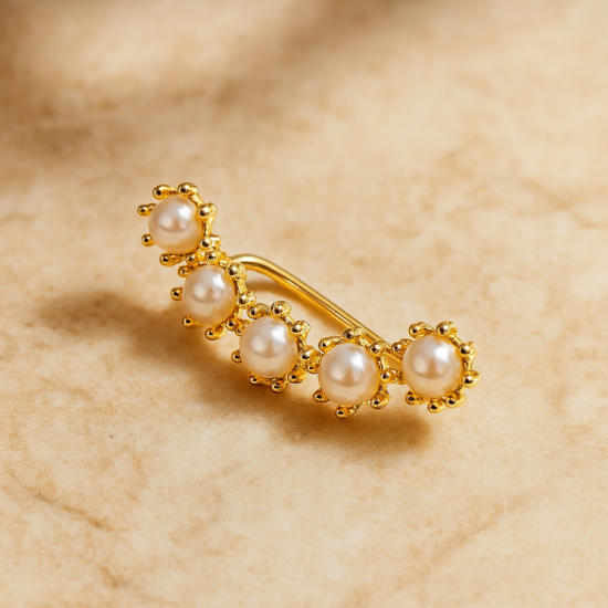 Picture of Seraphine Pearl Arc™ Ear Climber