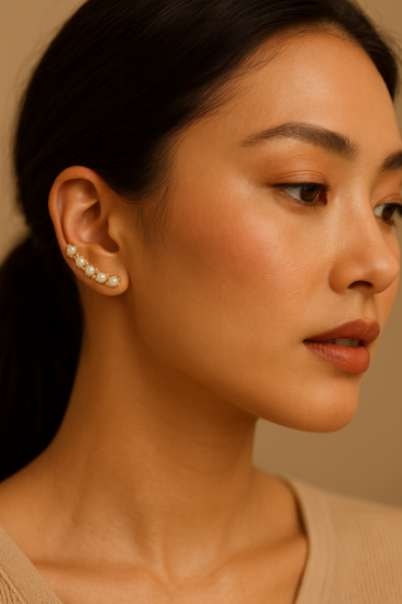 Picture of Seraphine Pearl Arc™ Ear Climber