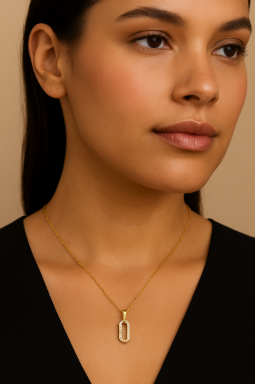 Picture of LustreLink Pavé Pendant Necklace